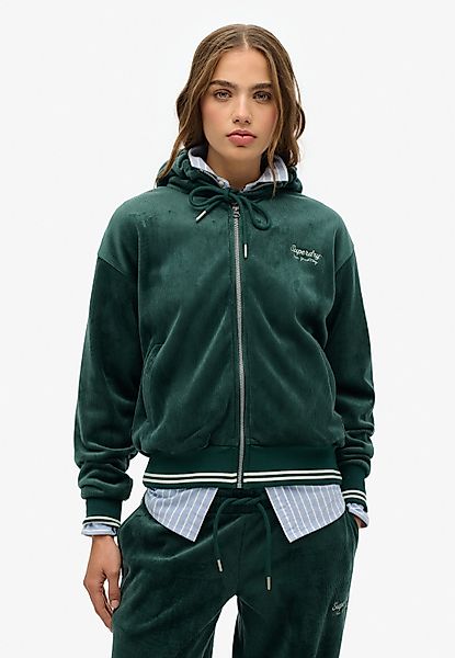 Superdry Kapuzensweatjacke COUNTRY CLUB VELOUR ZIP günstig online kaufen