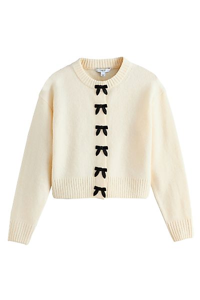 Next Strickjacke Strickjacke mit Rundhalsausschnitt (1-tlg) günstig online kaufen