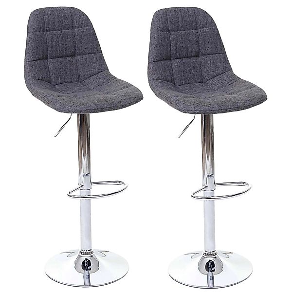 PROREGAL 2er-Set Barhocker Gepolstert Und Höhenverstellbar Mit Lehne Sitzhö günstig online kaufen