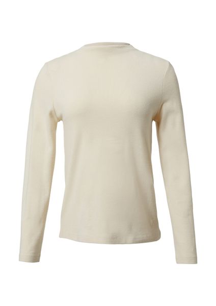 comma Langarmshirt T-Shirt Weiches Langarmshirt mit günstig online kaufen