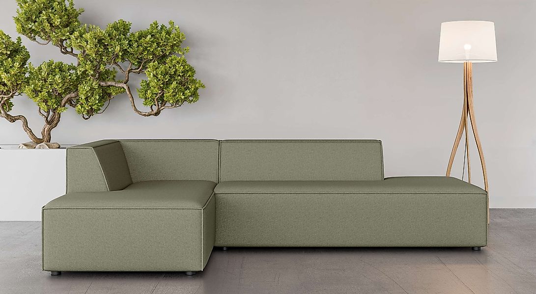 INOSIGN Ecksofa "Ecksofa Cavan mit Ottomane links oder rechts bestellbar", günstig online kaufen