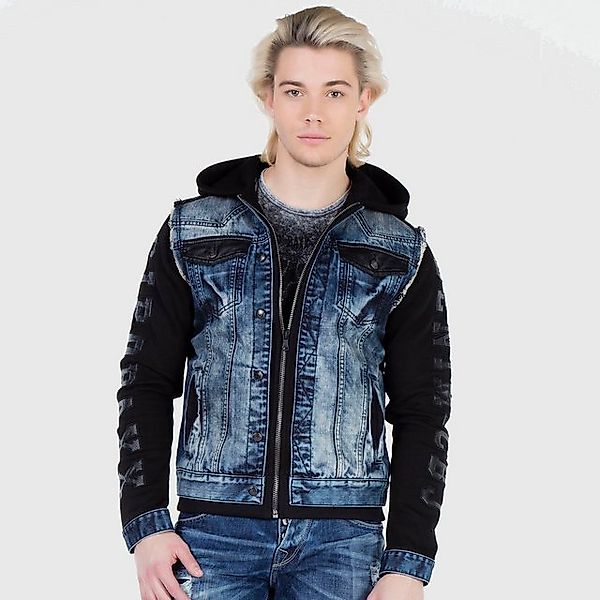 Cipo & Baxx Jeansjacke Jacke im 2-in-1 Look günstig online kaufen