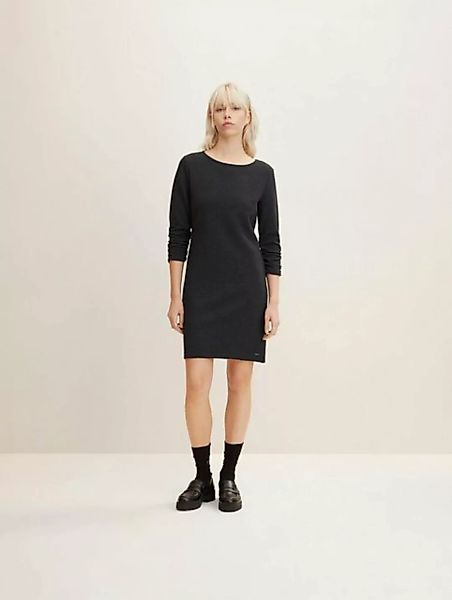 TOM TAILOR Denim Jerseykleid Kleid mit Raffungen am Ärmel günstig online kaufen
