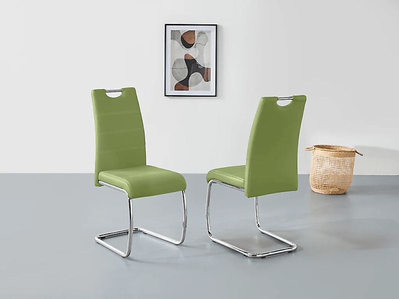 HELA Freischwinger "Flora, Esszimmerstühle" (Set) 2 Stk.Schwingstuhl Set: 1 günstig online kaufen