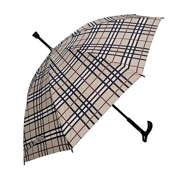 Dr. Neuser Stockregenschirm Regenschirm Gehstock Fritzgriff mit Gummipuffer günstig online kaufen