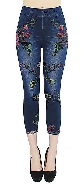 dy_mode 7/8-Jeggings Damen Capri Jeggings 7/8 Leggings Jeans Optik Sommer J günstig online kaufen