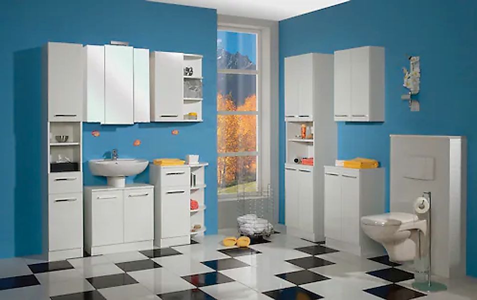 Saphir Badmöbel-Set »Quickset 335 8-teilig, Waschbeckenunterschrank mit LED günstig online kaufen