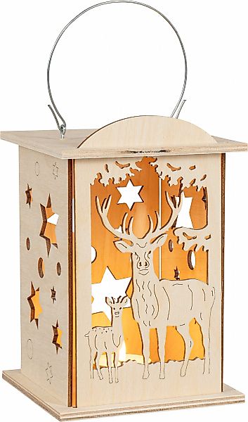 SAICO Original LED Laterne "Wald, warmweiß für Batteriebetrieb" LED-Modul N günstig online kaufen