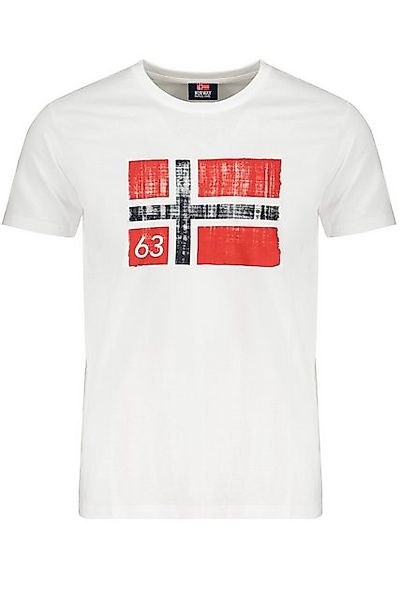 NORWAY 1963 T-Shirt Weißes Herren Rundhals T-Shirt mit Druck - günstig online kaufen