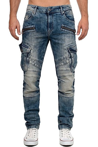 Cipo & Baxx Bikerjeans Herren Hose Stonewashed BA-CD780 Used-Waschung im Ma günstig online kaufen