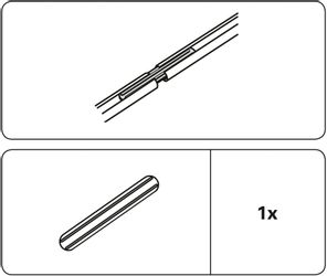 GARDINIA Gardinenstangenhalter "Gardinenschienen-Verbinder" Serie Aluminium günstig online kaufen