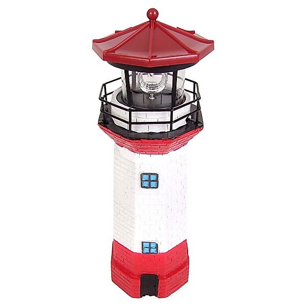 BURI Kugelleuchte Solar-Leuchtturm 27,5cm mit rotierendem günstig online kaufen