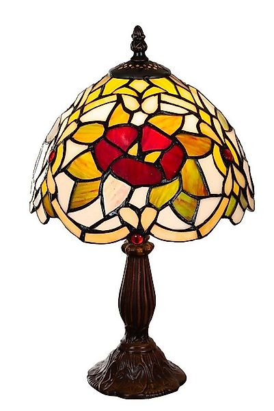 BIRENDY Stehlampe Tischlampe Tiffany Style Blume Tiff148 Motiv Lampe Dekora günstig online kaufen