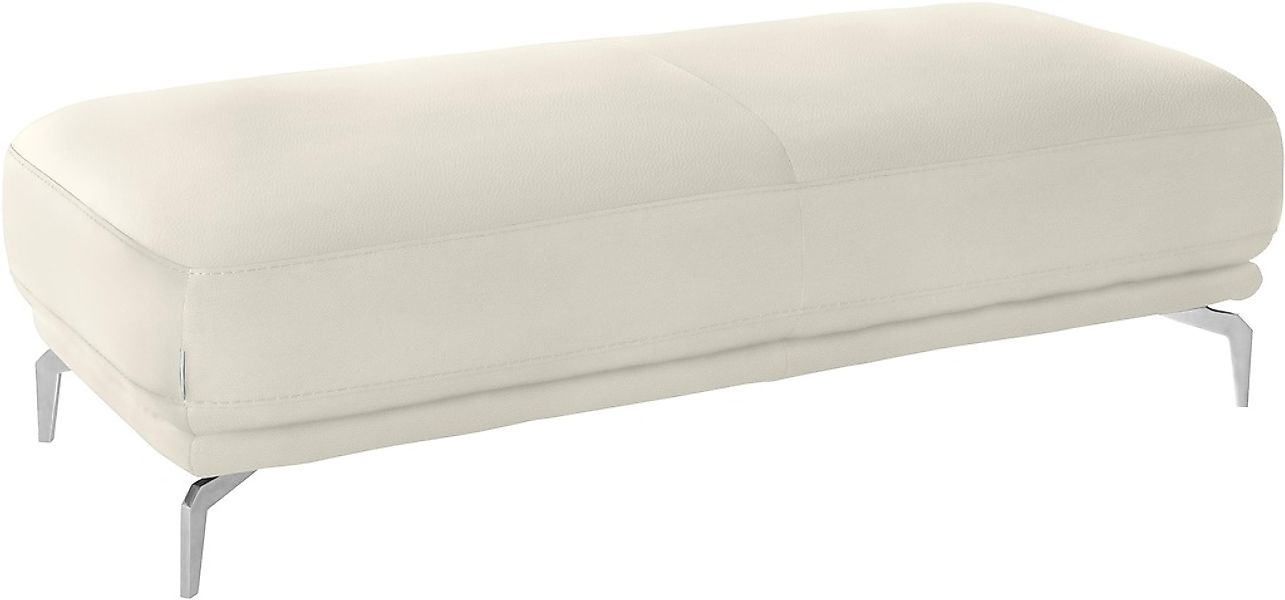 W.SCHILLIG Hocker "montanaa", mit Metallfüßen in Chrom glänzend, Breite 141 günstig online kaufen