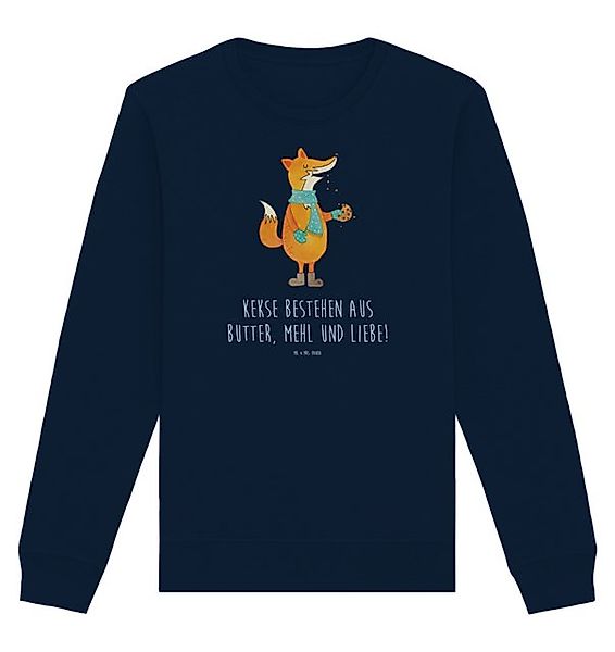 Mr. & Mrs. Panda Longpullover Fuchs Keks Größe L - French Navy - Geschenk, günstig online kaufen