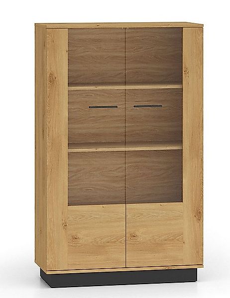 Feldmann-Wohnen Vitrine Modesto (mit Türen, mit Einlegeböden, 1-St., modern günstig online kaufen