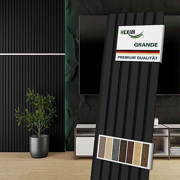 Hexim Wandpaneel, (Akustikpaneele Holz 140x30cm Grande günstig online kaufen
