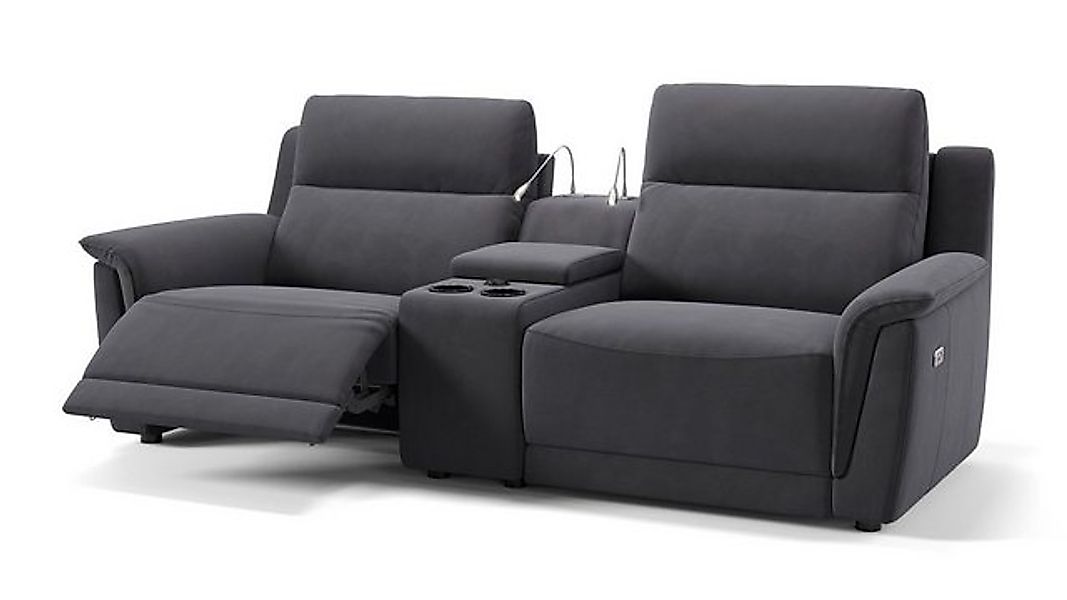 Sofanella 2-Sitzer Stoff MALITO, Heimkinosofa, Kinocouch, Funktionssofa, Ki günstig online kaufen