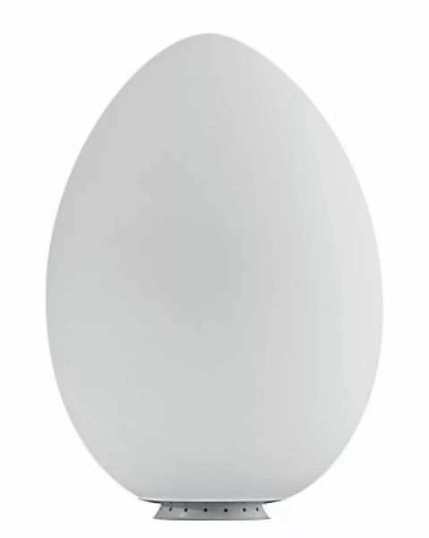Tischleuchte Uovo LED glas weiß / Glas - H 62 cm - Fontana Arte - Weiß günstig online kaufen