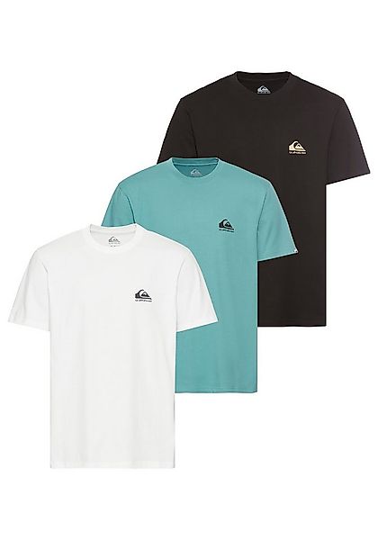 Quiksilver T-Shirt NOTCHED SHORT SLEEVE TEE PACK3 YM (3-tlg) günstig online kaufen