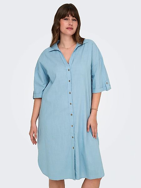 ONLY CARMAKOMA Blusenkleid "CARCOCO SS BLK SHIRT DRESS WVN" günstig online kaufen