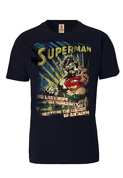 LOGOSHIRT T-Shirt "Superman - The Last Hope", mit lizenziertem Originaldesi günstig online kaufen