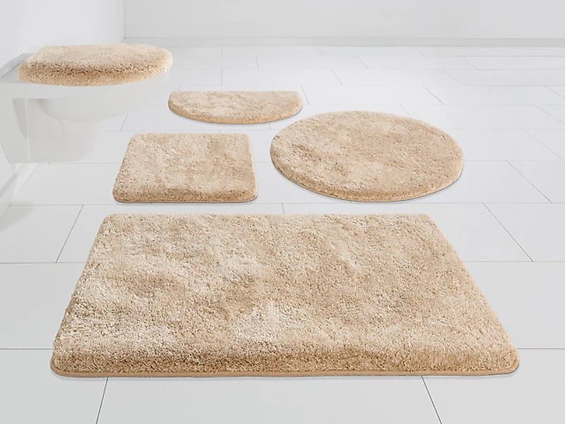Grund Badematte »Melos, Badvorleger, Badezimmer Teppich, sehr weich«, rutsc günstig online kaufen