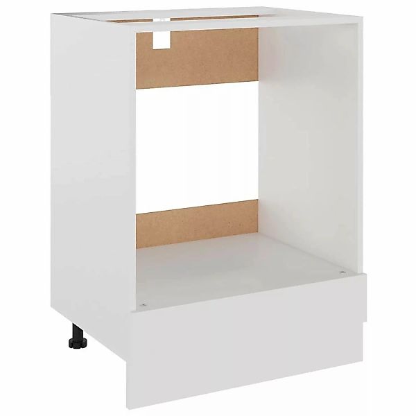 Herdumbauschrank Weiß 60x46x81,5 Cm Spanplatte günstig online kaufen