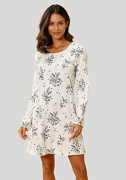 Vivance Dreams Nachthemd mit Hortensienmuster günstig online kaufen