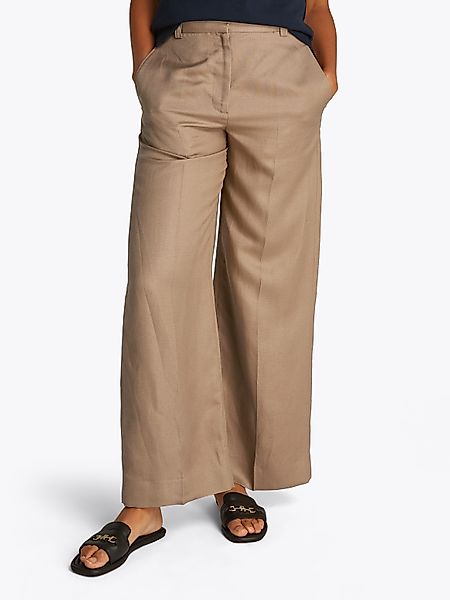 Tommy Hilfiger Leinenhose VISCOSE LINEN WIDE günstig online kaufen