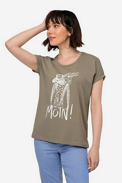 Laurasøn T-Shirt T-Shirt oversized Frauen Motiv Rundhals günstig online kaufen