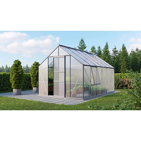 Vitavia Gewächshaus Meridian 9900 Alu 9,9 m² inkl. Fundament günstig online kaufen