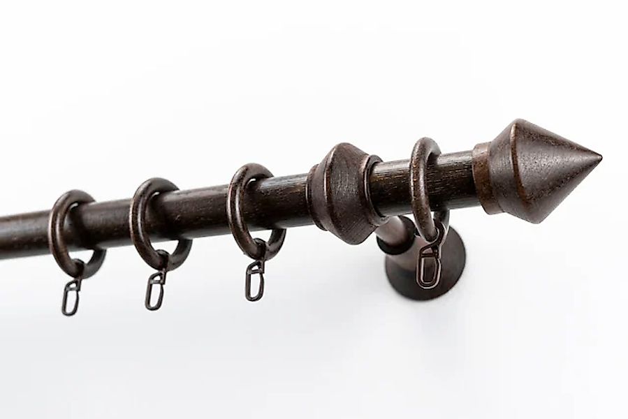 GARESA Gardinenstange »Palmo« Ø 28 mm 1 läufig-läufig Wunschmaßlänge Vorhan günstig online kaufen