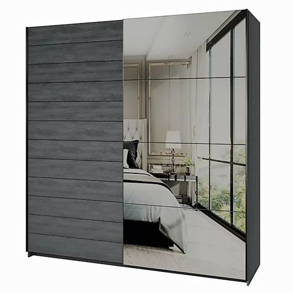 Helvetia Kleiderschrank Galaxy (Galaxy, 1-St., Schwebetürenschrank) 200x61x günstig online kaufen