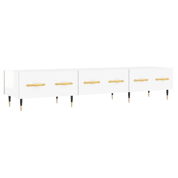 vidaXL TV-Schrank Hochglanz-Weiß 150x36x30 cm Holzwerkstoff 829134 günstig online kaufen