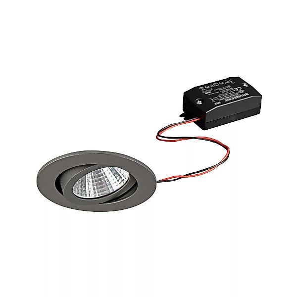 Brumberg LED-Einbaustrahlerset, schaltbar, titan matt, rund - 38361643 günstig online kaufen