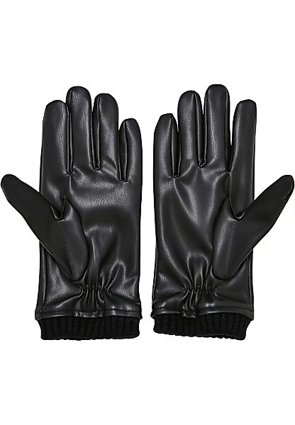 URBAN CLASSICS Baumwollhandschuhe "Unisex Synthetic Leather Basic Gloves" günstig online kaufen