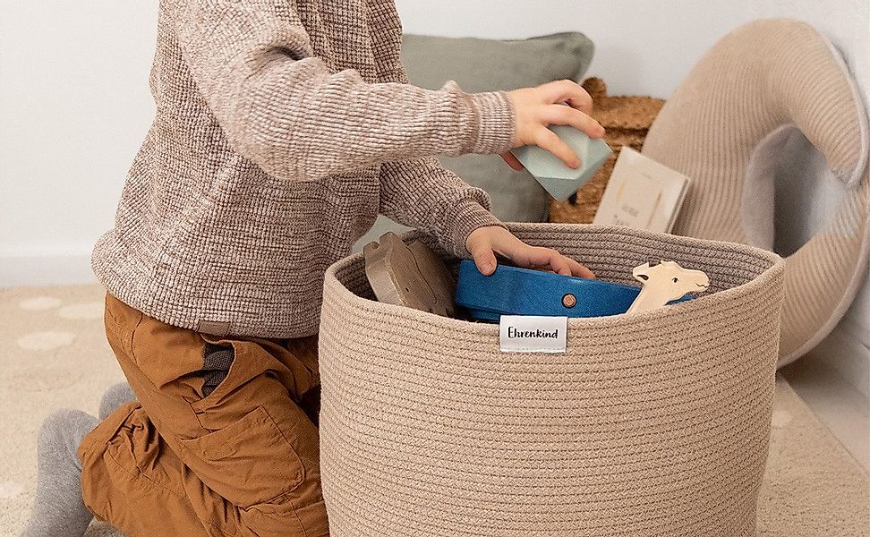 Ehrenkind Aufbewahrungskorb Spielzeugkorb für Kinder, In günstig online kaufen