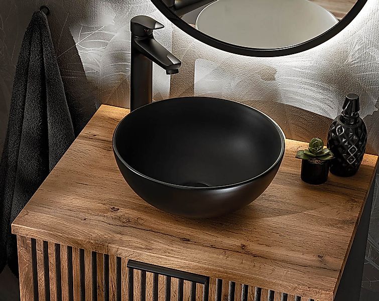 einfachgutemoebel Waschtisch-Set Bad Waschplatz Tribune 60cm, günstig online kaufen
