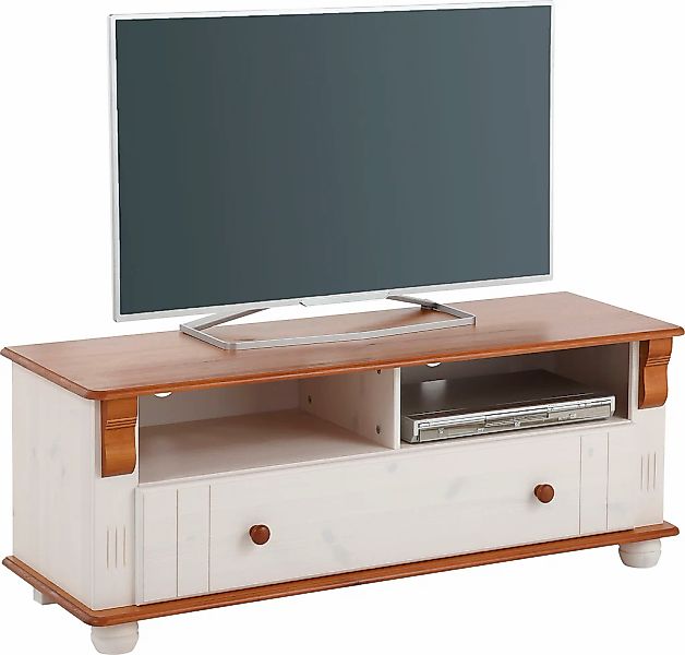 OTTO home TV-Board "Adele" Breite 120 cm, mit Schublade, aus massiver Kiefe günstig online kaufen