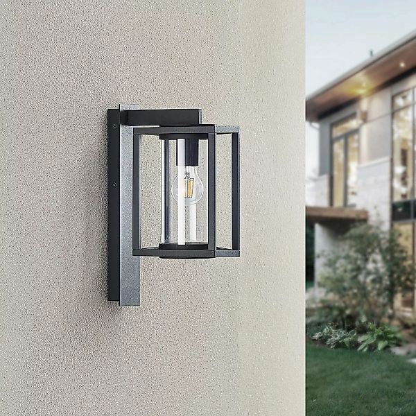 Lucande Außenwandlampe Ferda, 2er-Set, anthrazit, IP44 günstig online kaufen