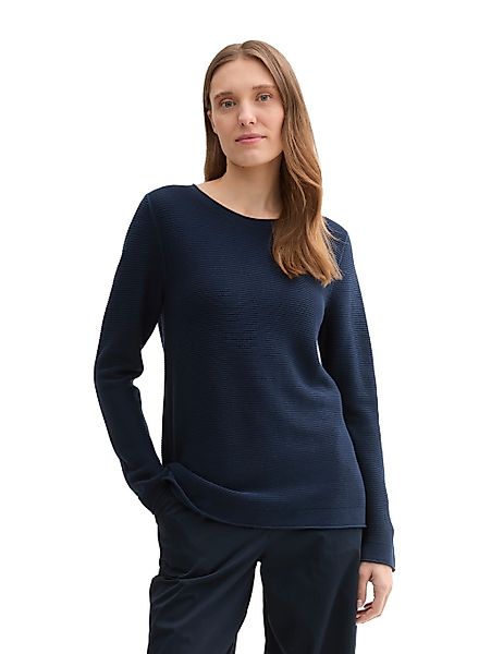 TOM TAILOR Strickpullover, mit Struktur-Muster günstig online kaufen