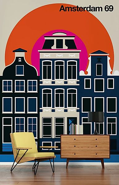 living walls Fototapete »ARTist Amsterdam 69«, Vlies, Wand, Schräge günstig online kaufen