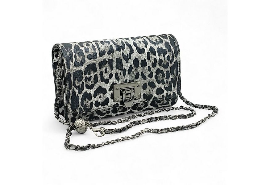 Eyecatcher Handtasche Léona – Damen Umhängetasche Leo-Print mit Kettenrieme günstig online kaufen