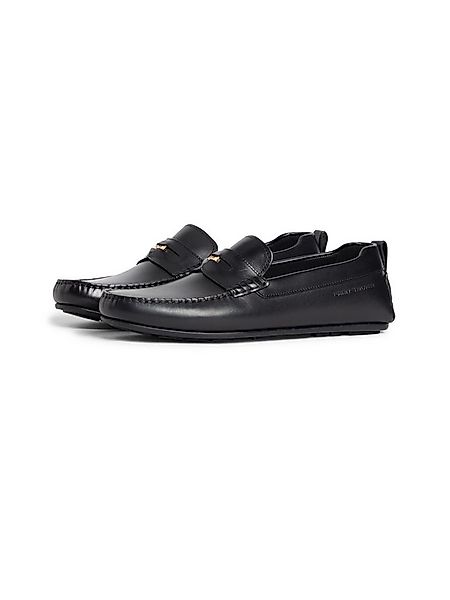 Tommy Hilfiger HILFIGER COIN LTH DRIVER Slipper Flats, Schlupfschuh, Loafer günstig online kaufen