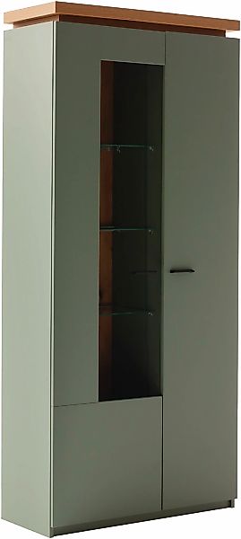 MCA furniture Vitrine »Moniz Kombi-Vitrine« 1 Stk. tlg. Standvitrine,Glasvi günstig online kaufen