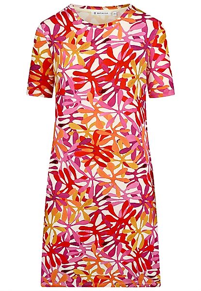 BICALLA Midikleid Jersey-Kleid mit Blüten-Print in günstig online kaufen