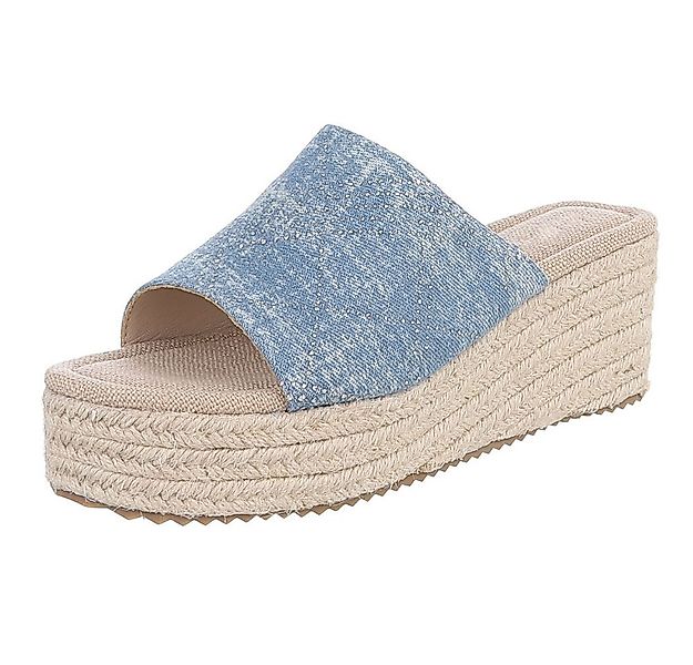 Ital-Design Plateau-Sandalen mit offenem Schnitt für Damen Plateausandalett günstig online kaufen