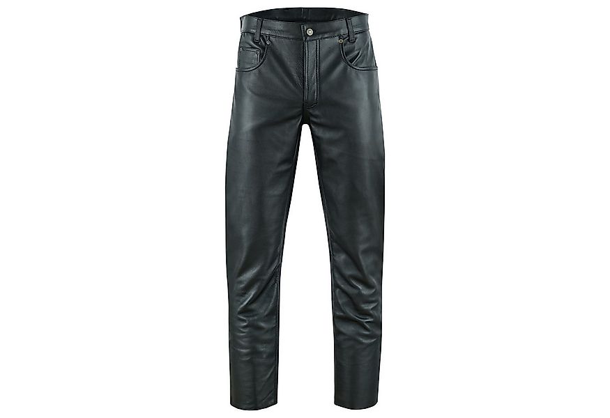 BOHMBERG Lederhose Herren Lederjeans aus echtem Vollleder im 5 Pocket Style günstig online kaufen