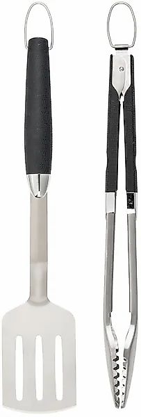 WENKO Grillbesteck-Set »BBQ« Pfannenwender & Grillzange, hitzebeständig, ro günstig online kaufen